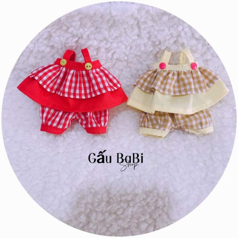 Set quần áo cho búp bê size 1/8 baboliy, bjd, ob11, ddf,5inch, blythe, babies, xinji,animator 40cm
