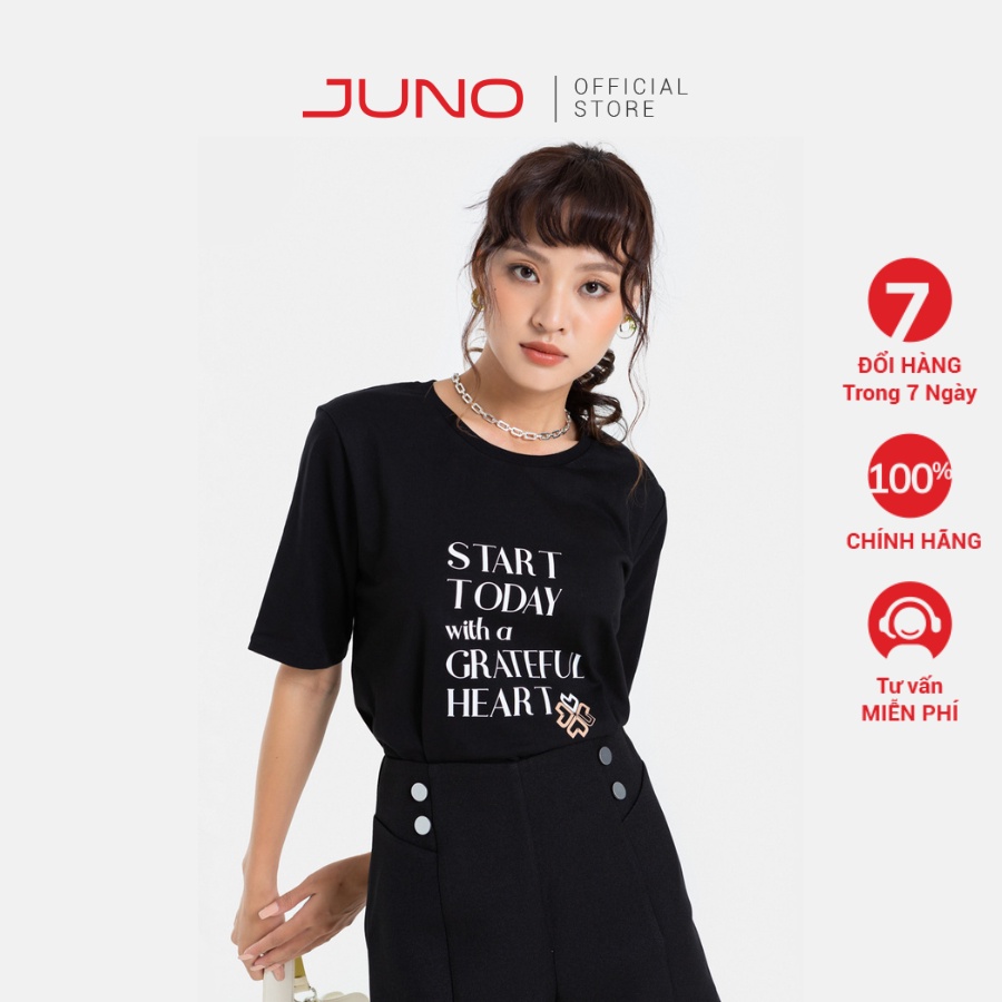 Áo Thun JUNO Oversize In Chữ JNATH008