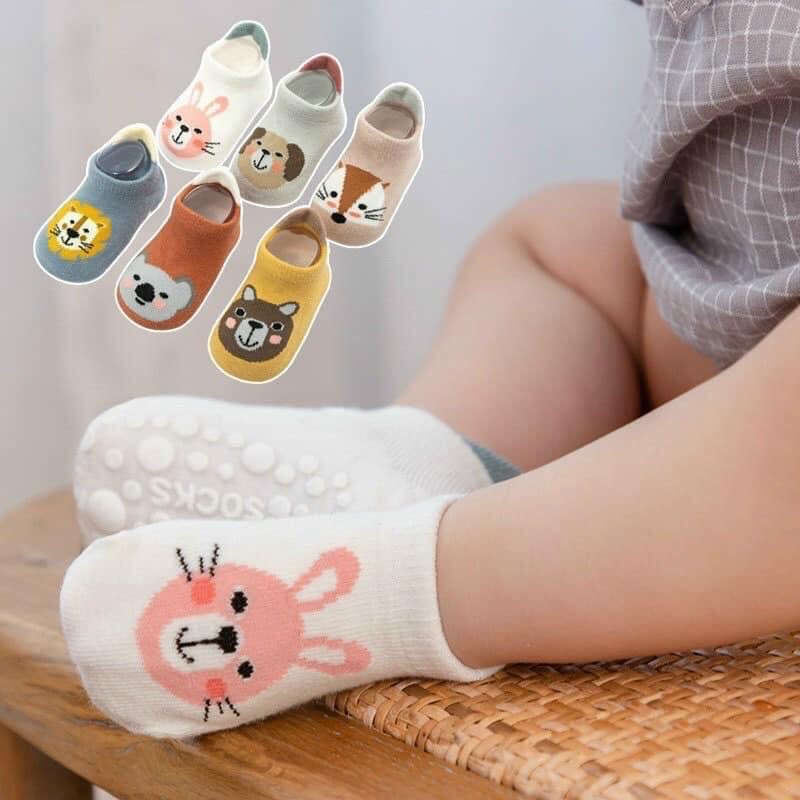 10 đôi tất baby sock chống trơn trượt cho bé