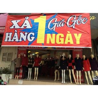 In băng rôn quảng cáo cho các shop