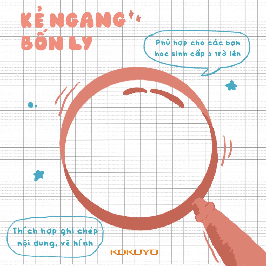 Vở CAMPUS kẻ ngang MEOW 120 trang, Tập kẻ ngang có chấm Campus MEOW -Soleil Home