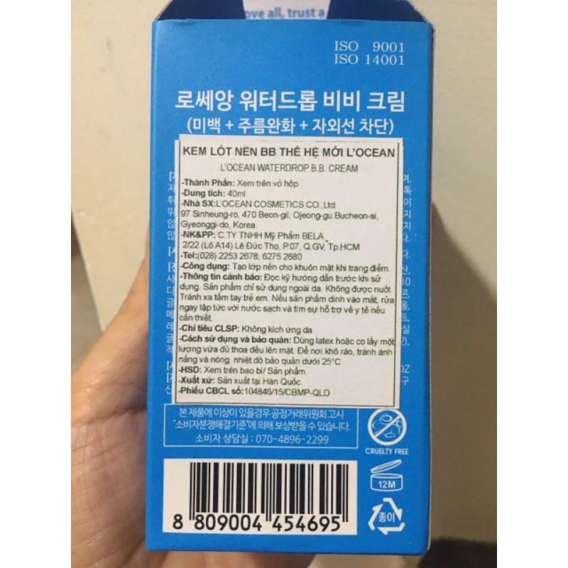 Kem lót nền thế hệ mới L'ocean -Water Drop BB Cream | BigBuy360 - bigbuy360.vn