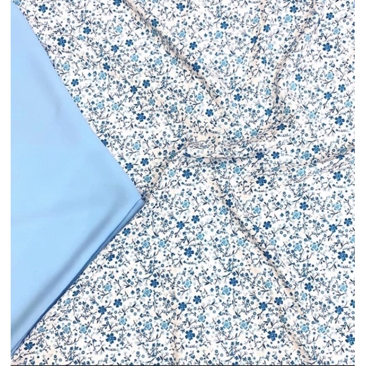 Vải áo dài hoa nhí