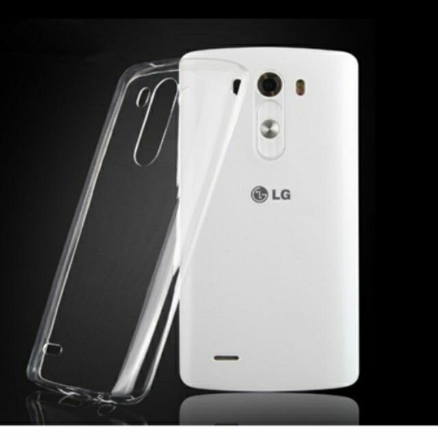 Ốp lưng dẻo silicon +kính cường lực LG G3 siêu mỏng trong suốt