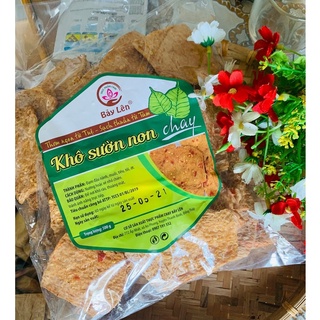Khô sườn non chay ''nguyên miếng'' ướp sẵn gia vị gói 500gr