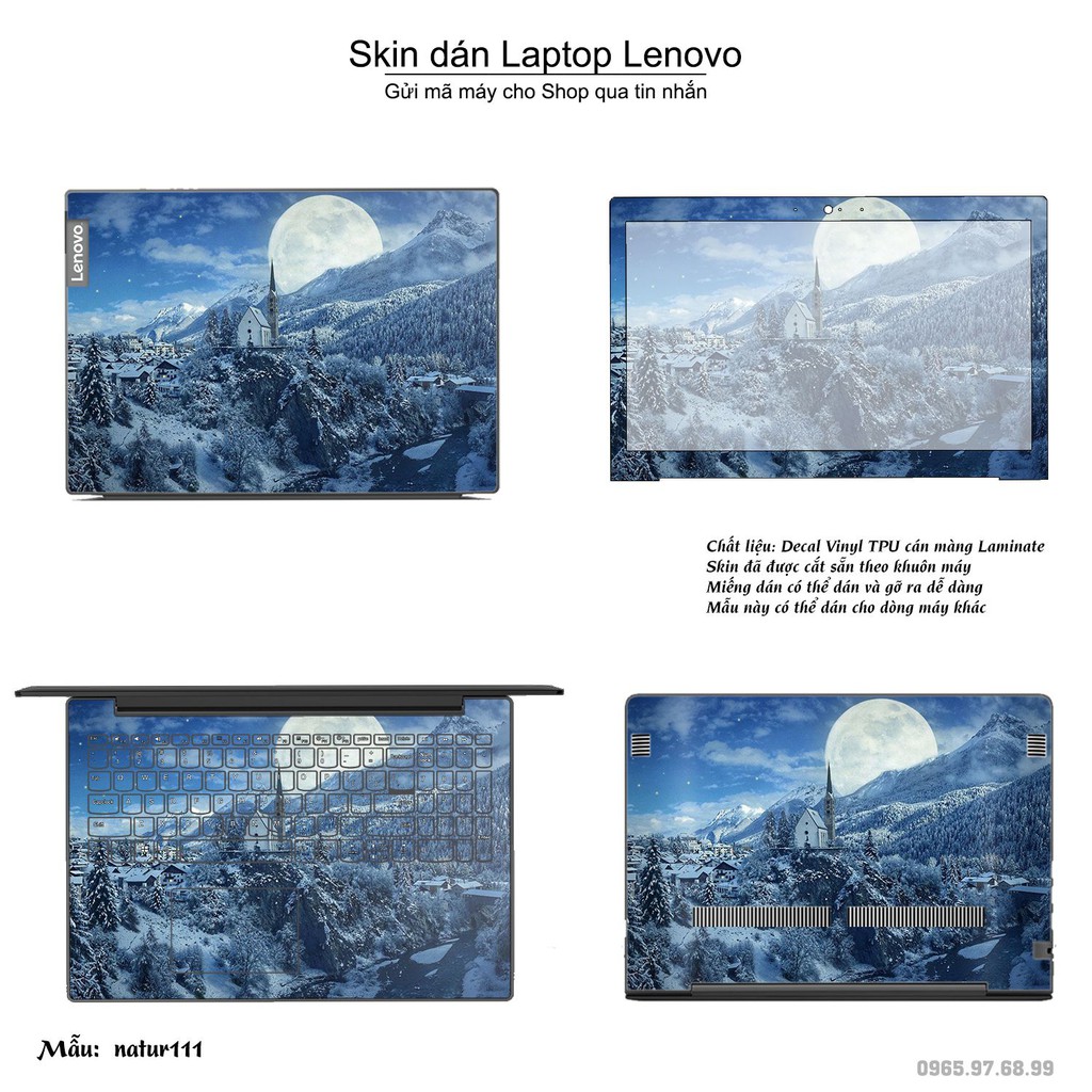 Skin dán Laptop Lenovo in hình thiên nhiên _nhiều mẫu 6 (inbox mã máy cho Shop)