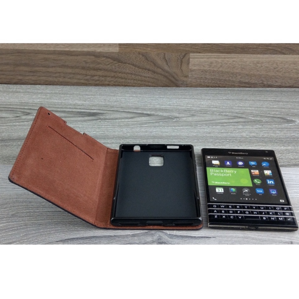 Bao Da Blackberry Passport Q30 Da Bò Thật
