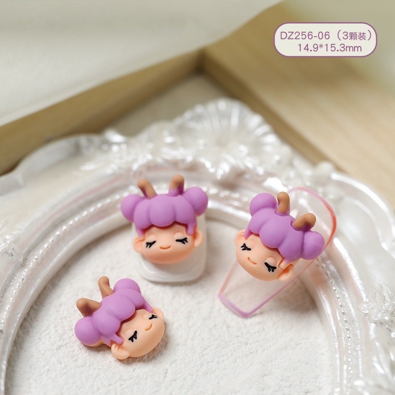 Charm hoạt hình dream baby girl đính nail
