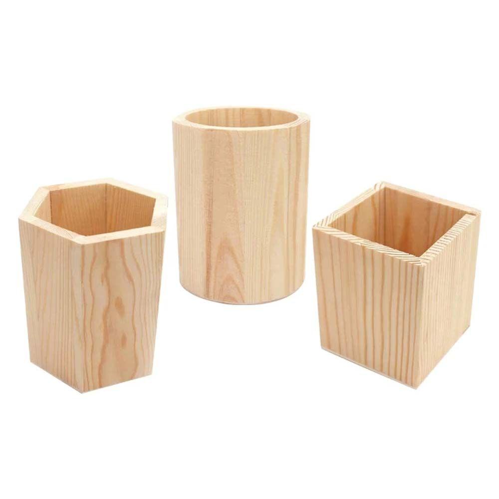 Hộp Đựng Bút Để Bàn Bằng Gỗ Đa Năng Thời Trang Tiện Dụng