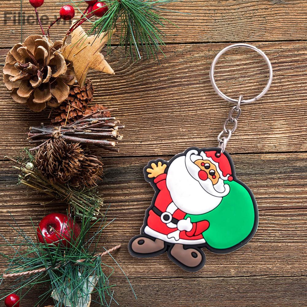 Móc Khóa Hình Ông Già Noel / Người Tuyết Đáng Yêu