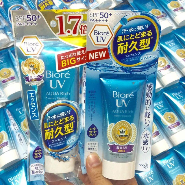 Kem chống nắng Biore BIG 1,7 Aqua Rich SPF50+/PA++++ 85g