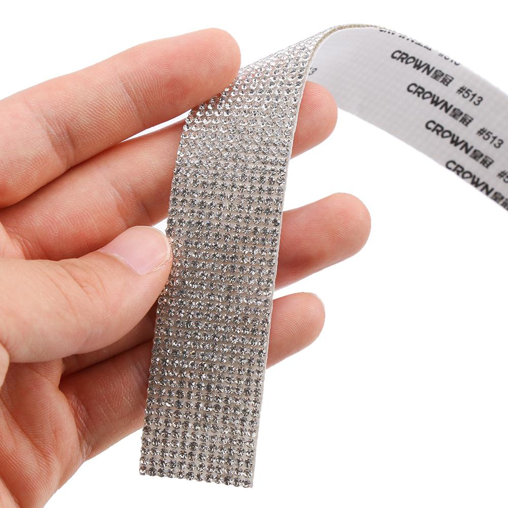 Cuộn Băng Keo Dán Trang Trí Điện Thoại Đính Đá Giả Kim Cương Dài 1 Yard DIY