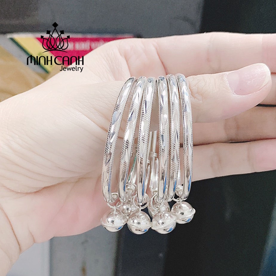 Lắc Bạc Có Lục Lạc Cho Bé - Minh Canh Jewelry