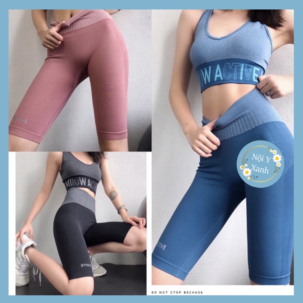 Quần tập ngố cao cấp Gym nữ cạp lưng cao, co giãn 4 chiều,dùng tập Yoga, Gym, Zumba, Aerobic Just KK năng động cá tính n