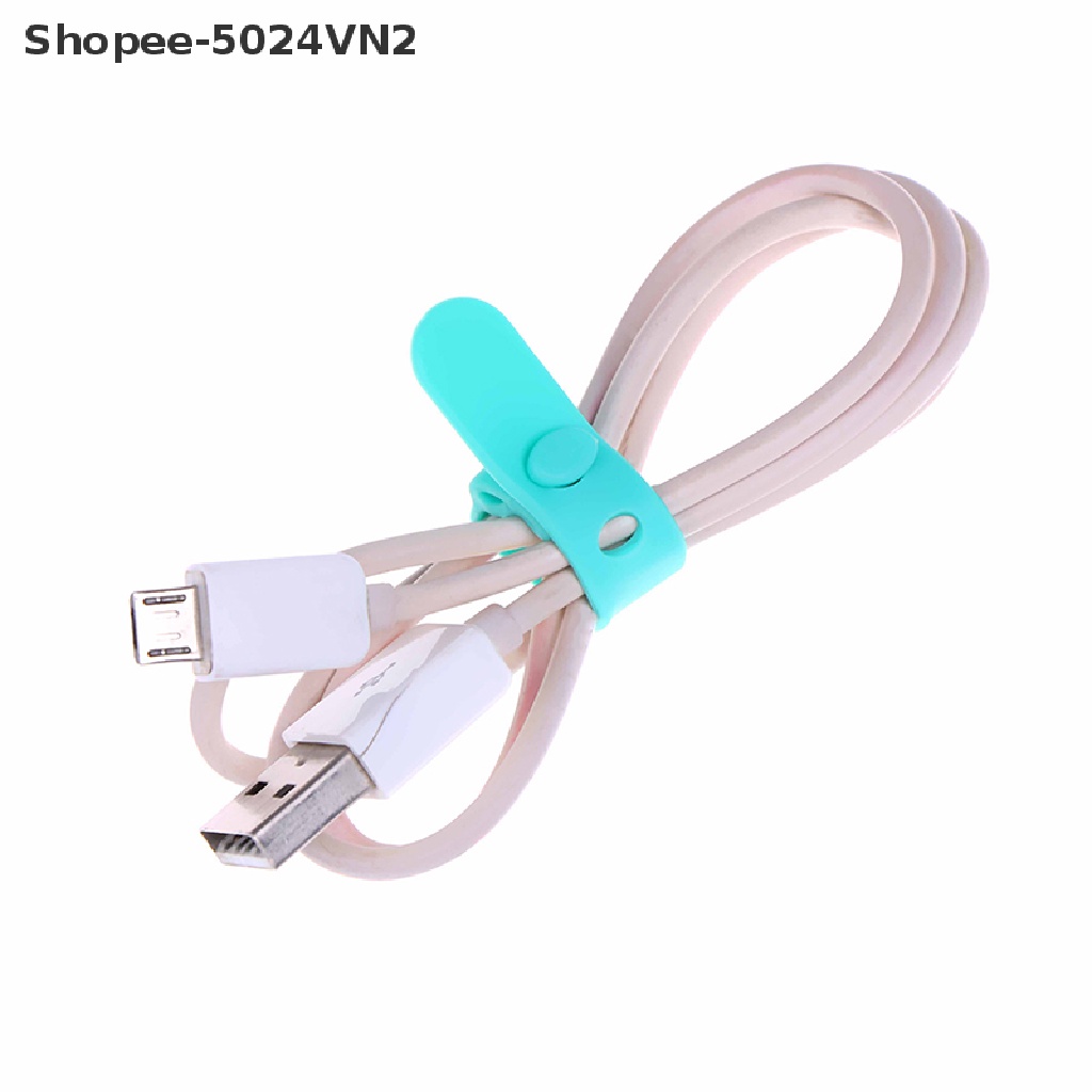 Set 4 dụng cụ quấn dây cáp bằng silicon tiện dụng