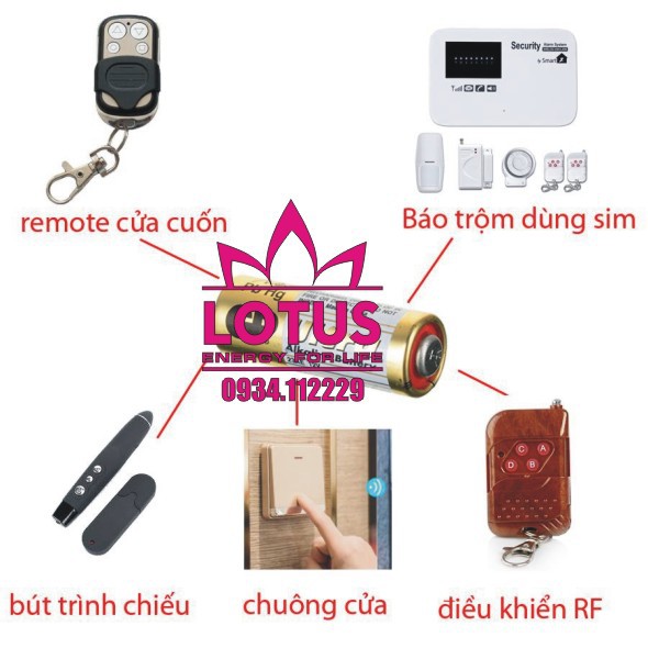 Pin A23 23A Alkaline PANASONIC 12v LR-V08 Hộp 5 viên
