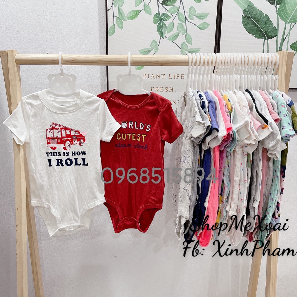 BODYSUIT CARTER SIZE 24M LINK 1 ,BODYCHIP CỘC TAY MIX HÃNG CHO BÉ TỪ 11,5-13kg