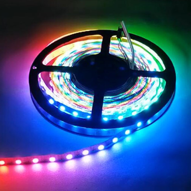 Bộ đèn LED dây dán 5050 WS2811  phủ keo chống nước - Rainbow