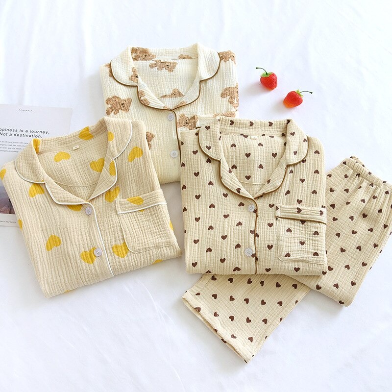 Pyjama Đồ Ngủ Mặc Nhà Họa Tiết PJ26