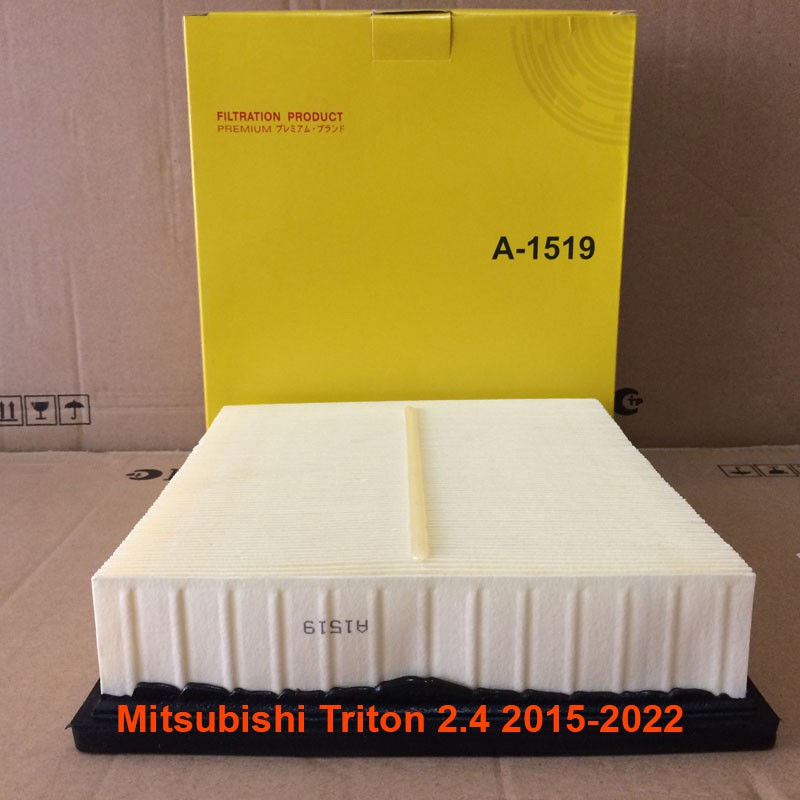 Lọc gió động cơ A1519-7 dùng cho Mitsubishi Triton 2.4 máy dầu 2015, 2016, 2017, 2018, 2019, 2020, 2021, 2022 1500A608