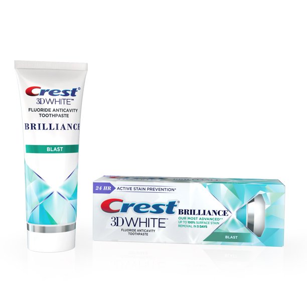 Kem đánh răng làm trắng răng Crest 3DWhite Brilliance BLAST 116g