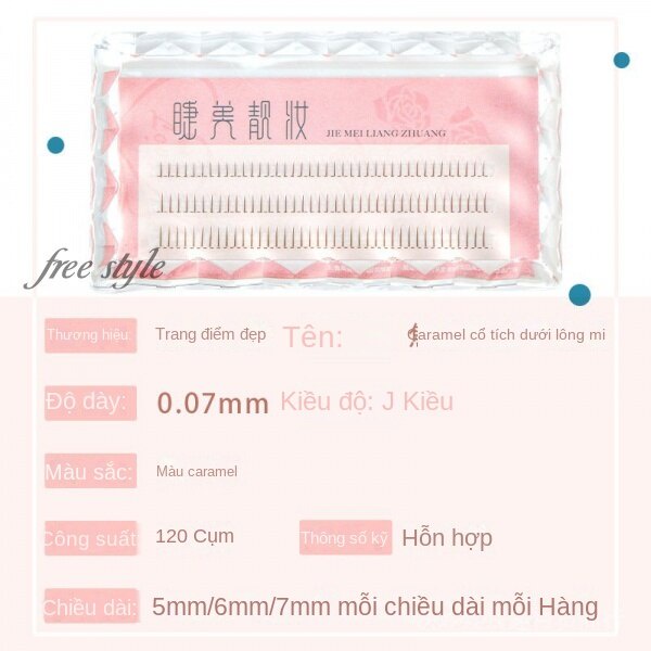 Lông Mi Giả 5/6/7mm Dạng Chữ a Trang Điểm Tự Nhiên
