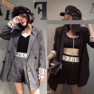 🔜 SET VEST 3 MÓN VIỀN GUCCI ( Ảnh thật của shop 100% ).