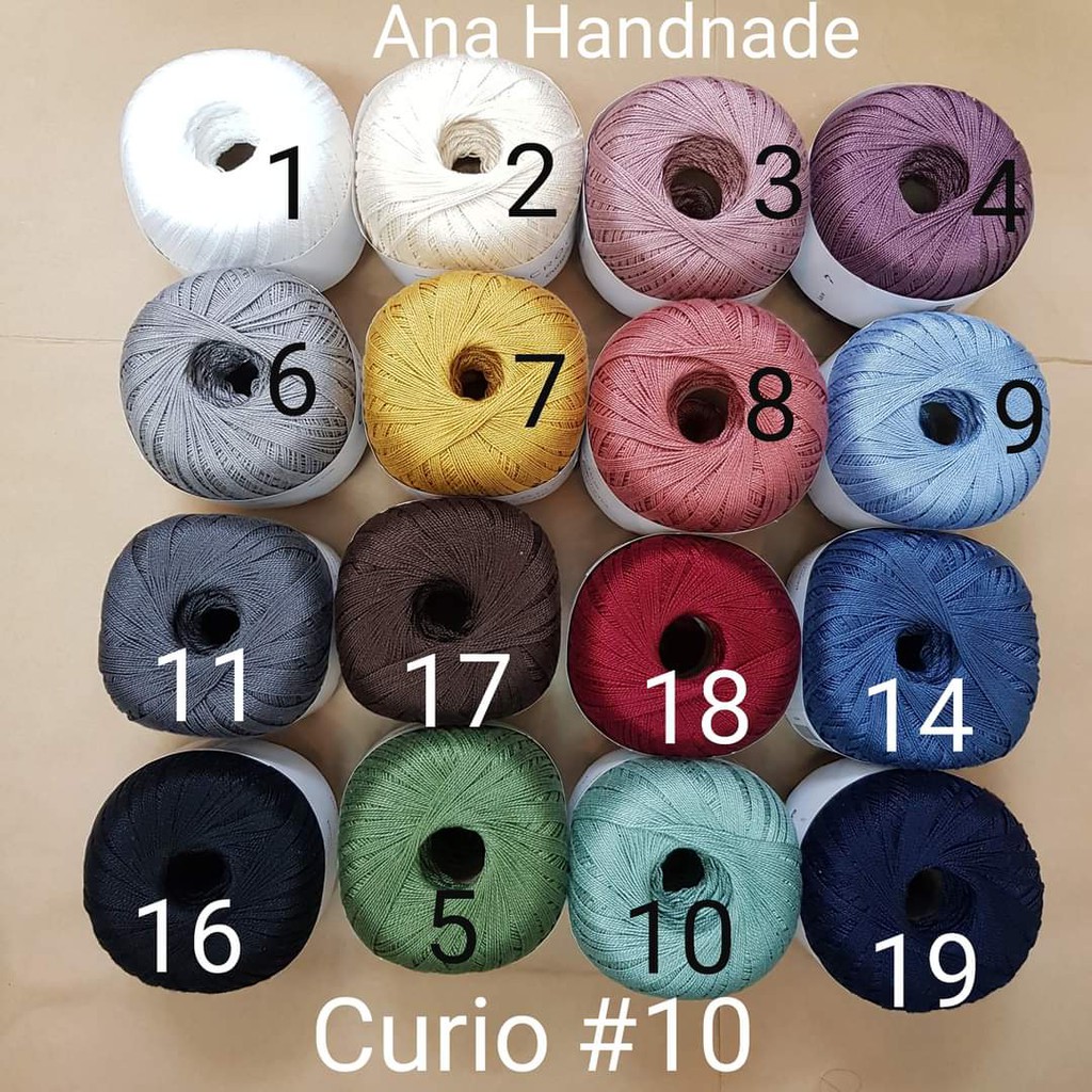 Sợi Curio#10 móc áo váy