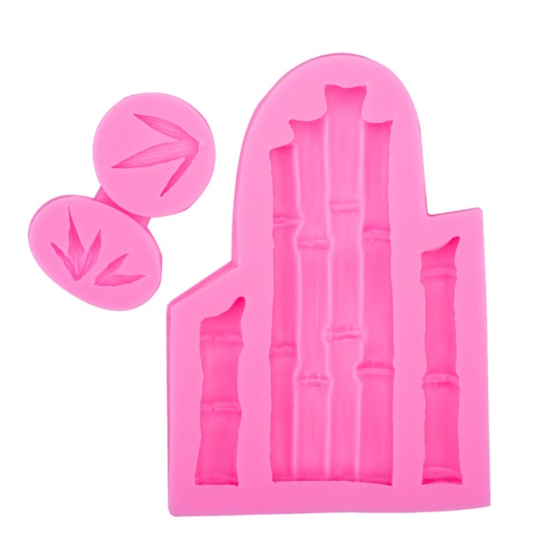 khuôn silicon trúc trang trí bánh