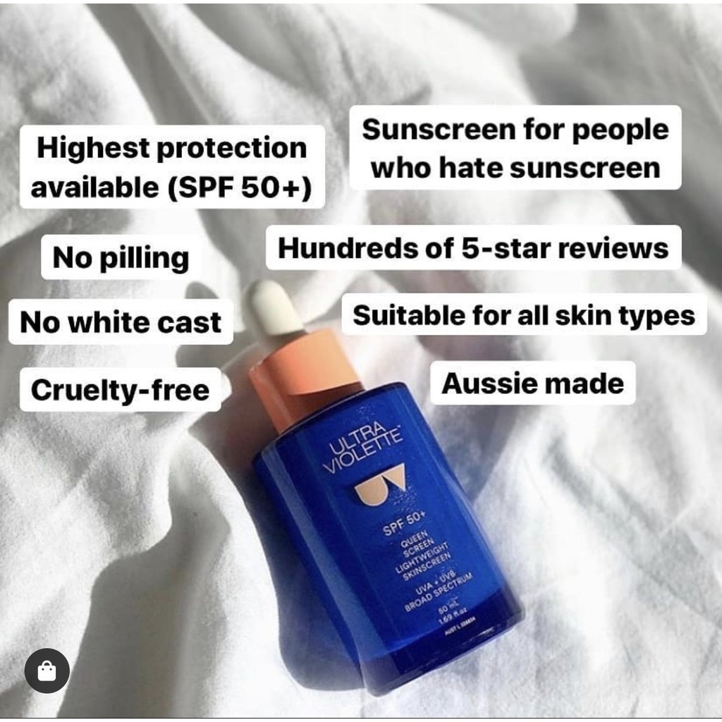 Ultra Violette Queen Screen SPF50+ - Serum chống nắng bảo vệ cho da bóng khỏe