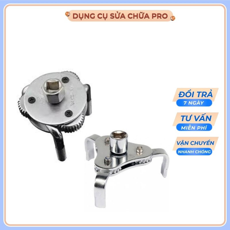 Cảo Mở Lọc Nhớt💥FREESHIP💥 Vam Tháo Cốc Lọc Dầu - Cảo Mở Lọc Dầu 3 chân tròn, dẹt