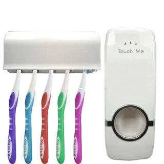 Bộ Dụng cụ nhả kem đánh răng tự động & Giá để bàn chải