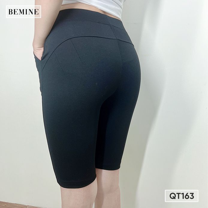 Quần legging lửng nâng mông BEMINE QT163DEN