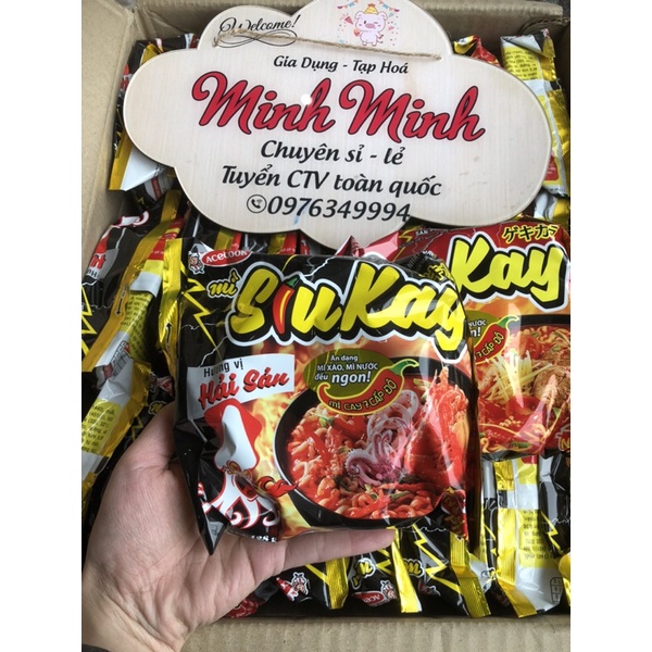 Mì SiuKay trộn, nấu 128g đủ vị