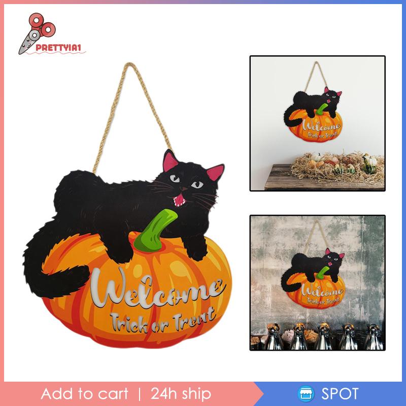 Biển Hiệu Treo Tường / Cửa Ra Vào Trang Trí Tiệc Halloween Prettyia1