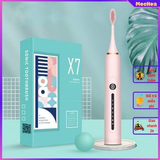 Bàn chải đánh răng điện Sonic X7 bản nâng câp, công nghệ châu âu, sạc 1 lần dùng 2 tháng
