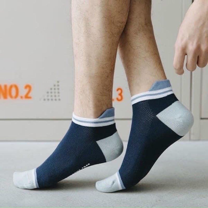 10 Đôi tất cotton len trong túi zip hàng đẹp