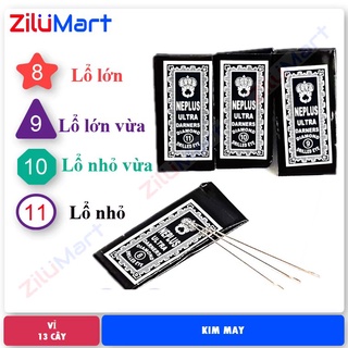 Kim may tay (vỉ 13 cây) nhiều kích cỡ