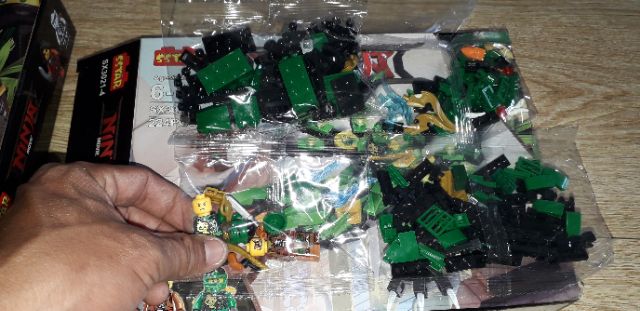 Lắp ráp Lego Ninja Movie Rồng 3021 có trên 200 chi tiết bằng nhựa