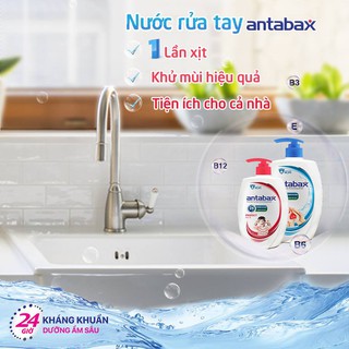 Nước rửa tay kháng khuẩn Antabax chai 250ml