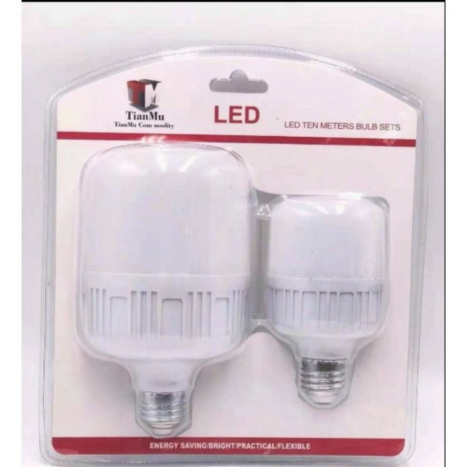 PVN22088 Bóng đèn LED tiết kiệm điện, số lượng 2 bóng (38w VÀ 20w) T2