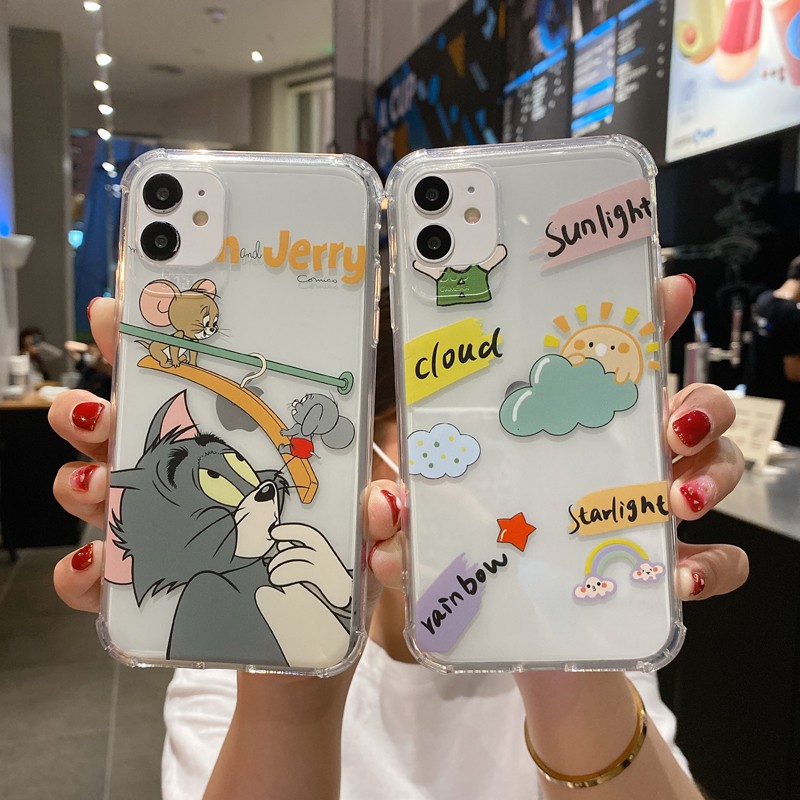 Ốp Lưng Tpu Họa Tiết Hình Đám Mây Thời Trang Cho Iphone 12 11 Pro Max 12mini 7 X Xs Max Xr 7 8 6 6s Plus | BigBuy360 - bigbuy360.vn