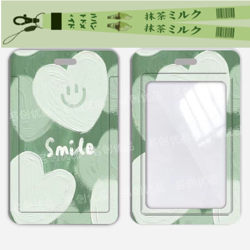 Vỏ Bọc Bảo Vệ Thẻ ID / Thẻ ID Họa Tiết Tranh Sơn Dầu Hoa Kiểu Nhật Bản