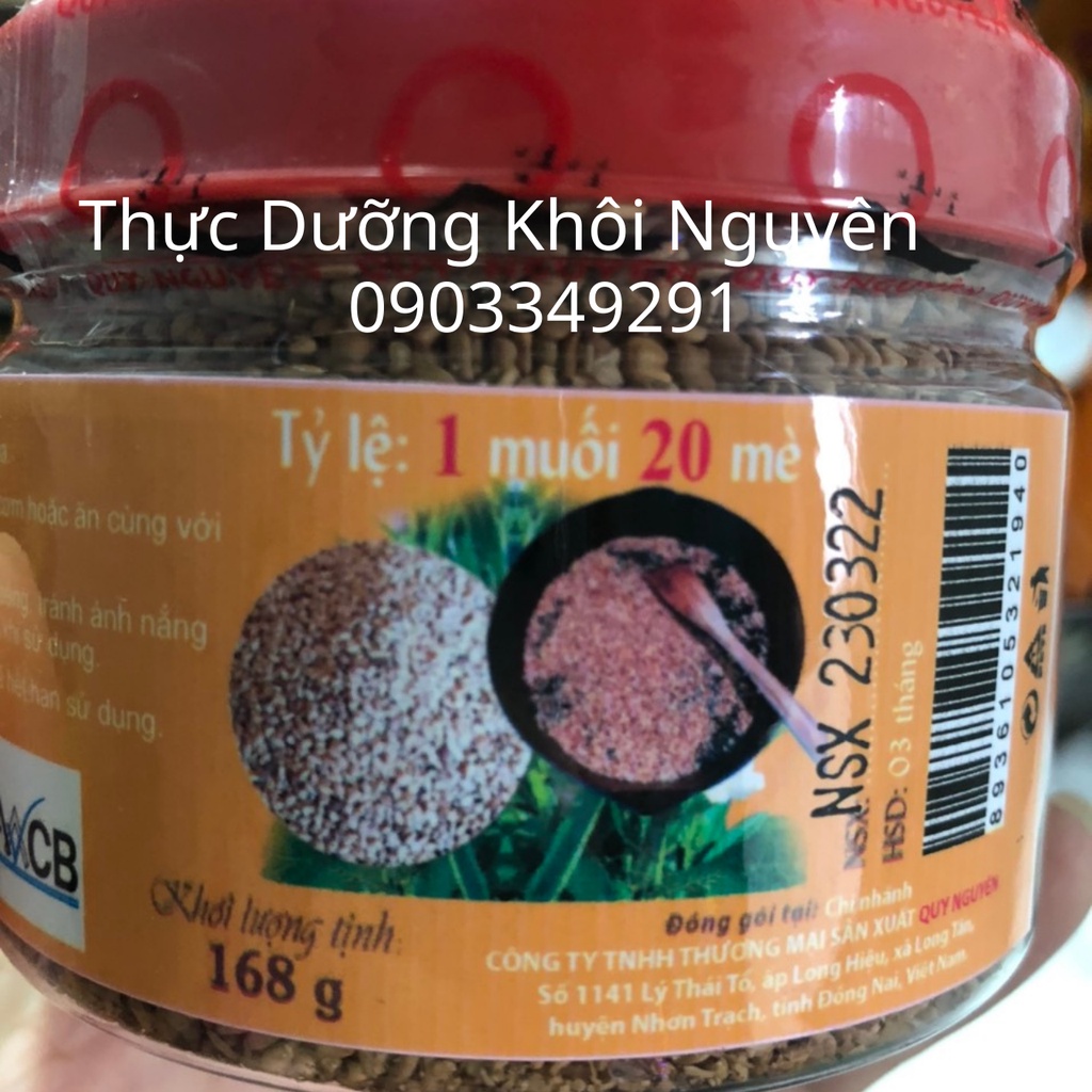 Mè rang muối Quy Nguyên Hũ 170g
