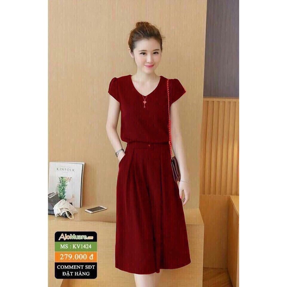 sale sét bộ ống rộng cổ tim thới trang trẻ trung | BigBuy360 - bigbuy360.vn