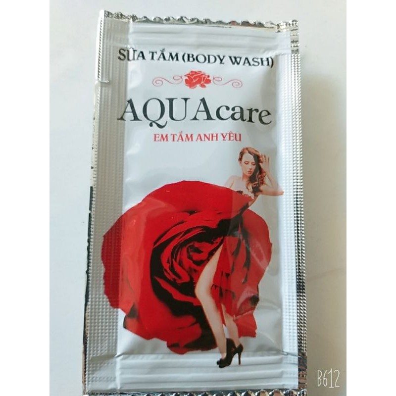 100 GÓI SỮA TẮM AQUACARE DÙNG CHO KHÁCH SẠN