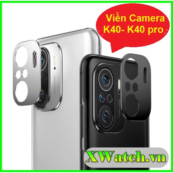 Khung viền camera Xiaomi Redmi K40 pro Note 10 5g Poco M3 pro Note 11 pro Note 11 4g 6'43 Note 11s