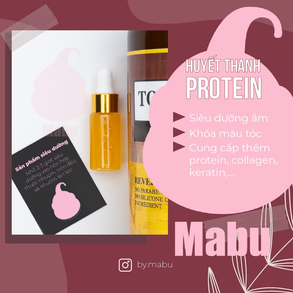 Huyết Thanh Protein Siêu Dưỡng Ẩm TOPCARE ARGAN OIL (Lọ Chiết), Bổ Sung Protein Cho Tóc Của Nhà Mabu