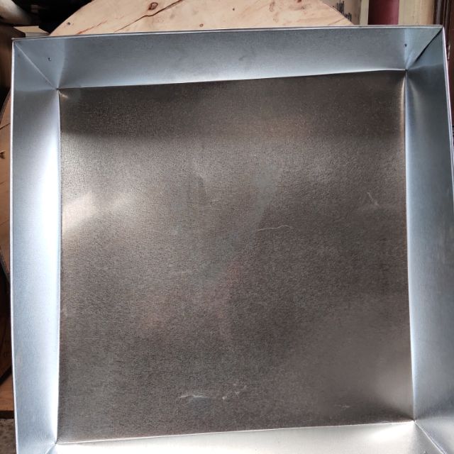 Khay tôn vuông 80x80x80 hàng dày đẹp cứng cáp