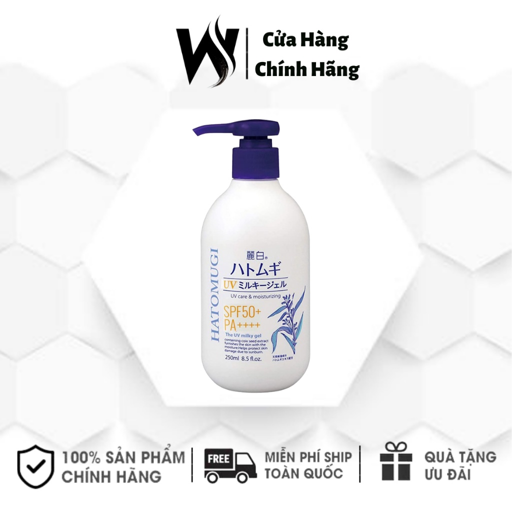 Kem dưỡng chống nắng body, làm trắng da Hatomugi Nhật Bản - White Store